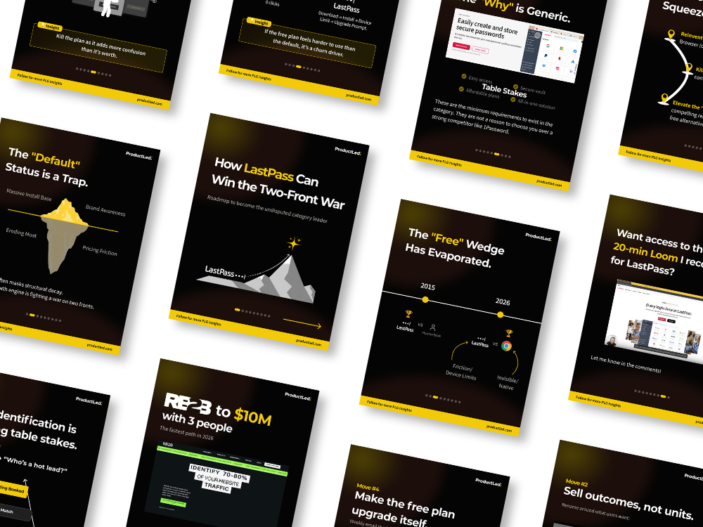 LinkedIn and Instagram carousel designs