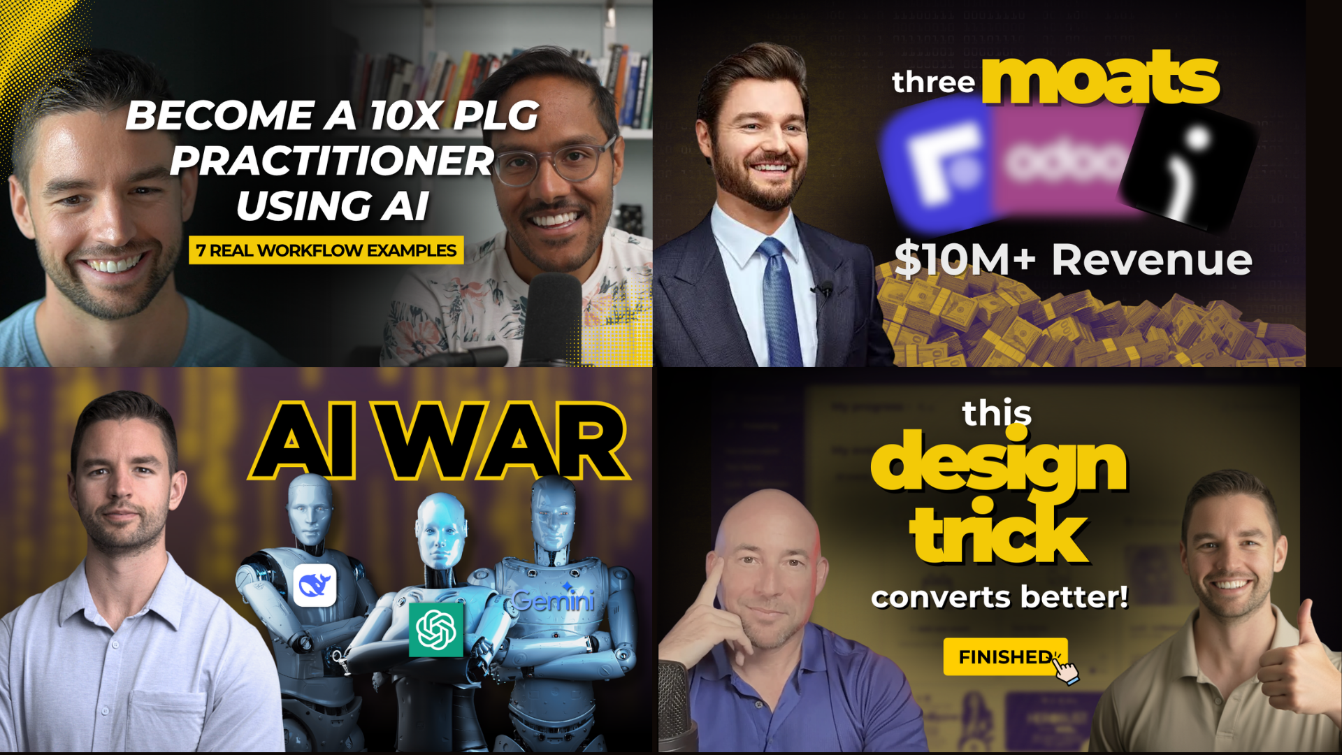 YouTube thumbnail designs